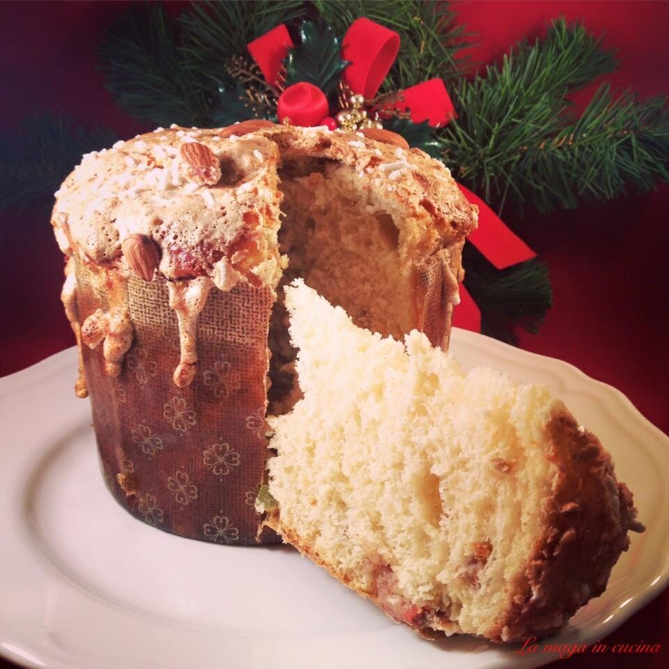 Panettone semplice mandorlato classico