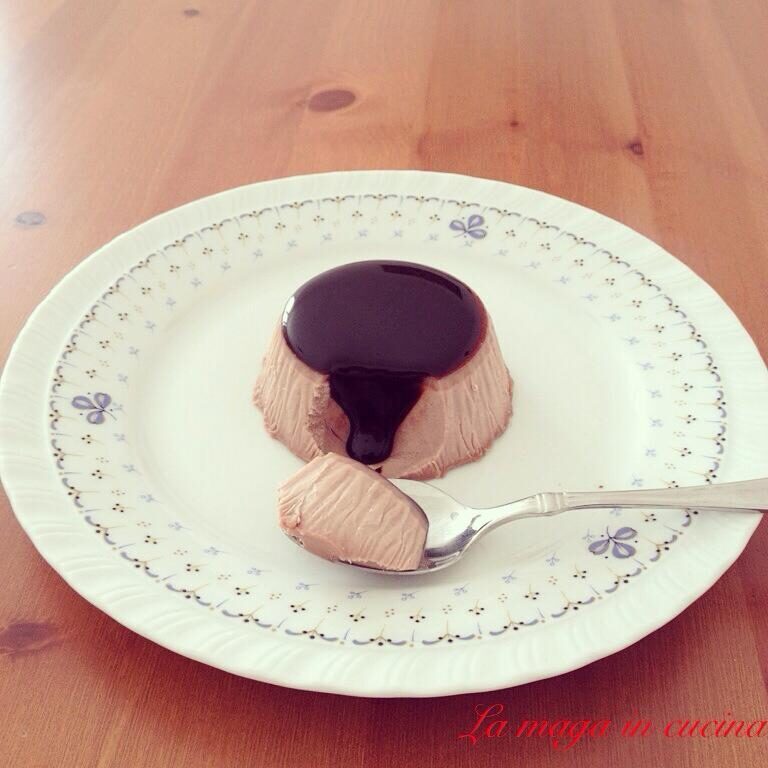 Panna cotta al nesquik