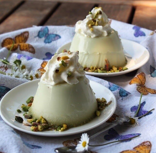 Panna cotta al pistacchio