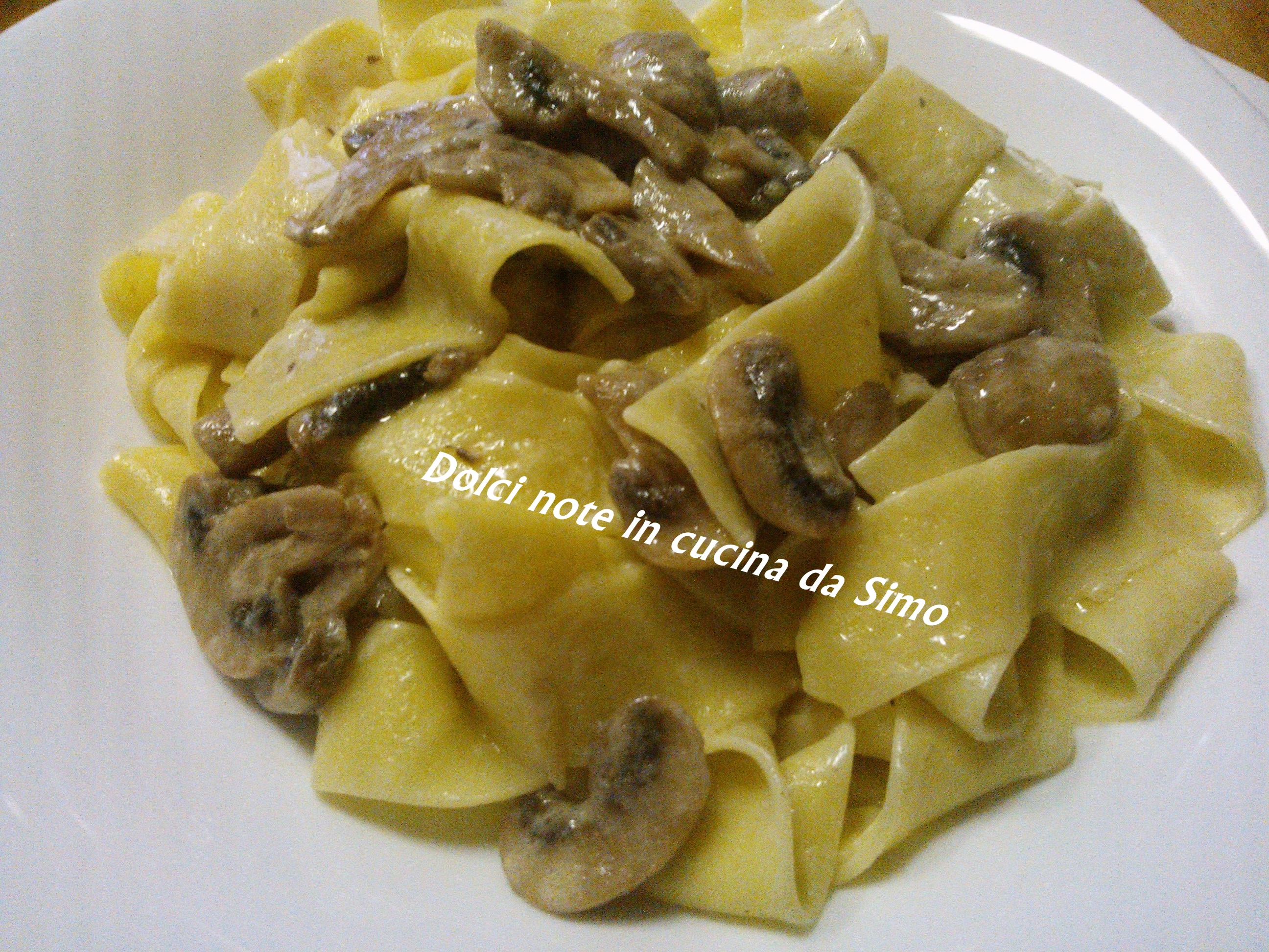 Pappardelle ai funghi