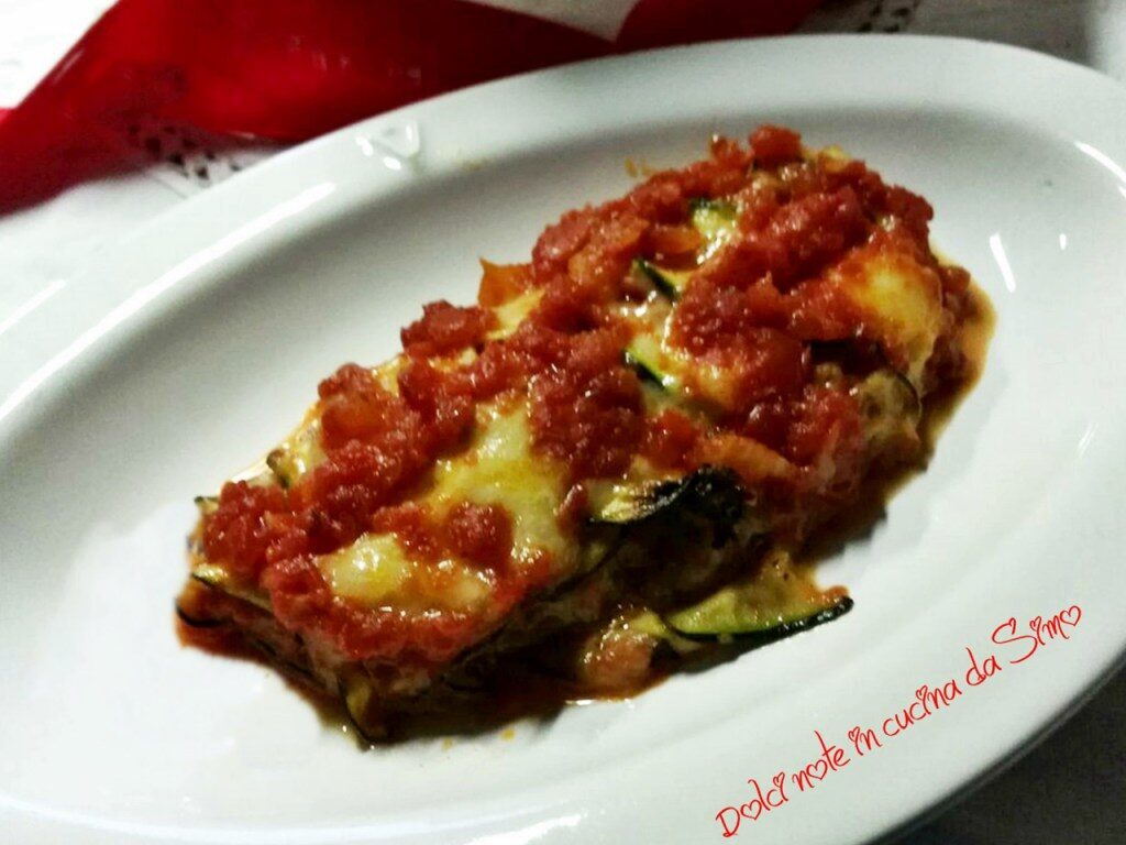 Parmigiana di zucchine grigliate