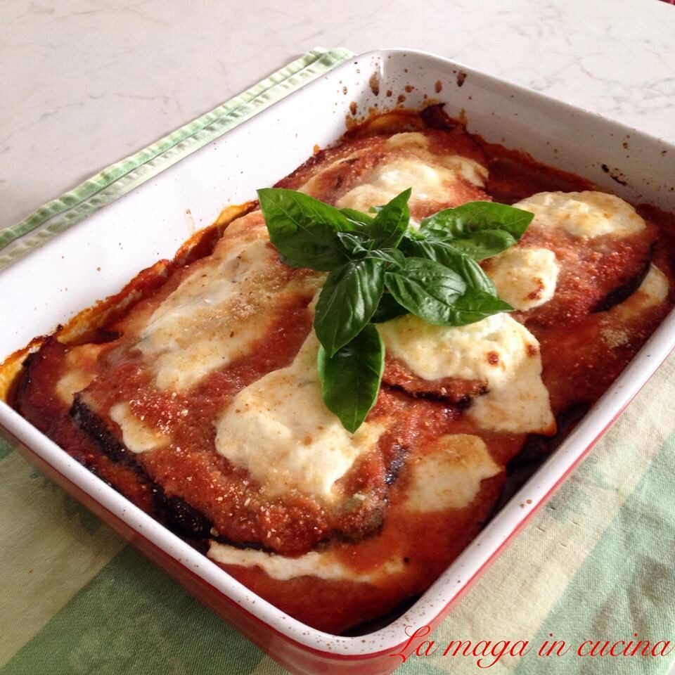 Parmigiana estiva di melanzane