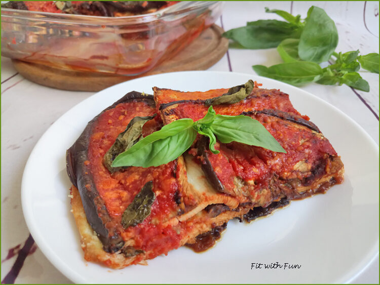 Parmigiana light di pollo e melanzane
