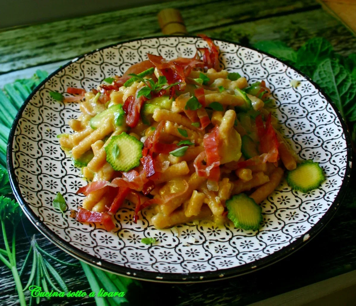 Passatelli allo speck e zucchine