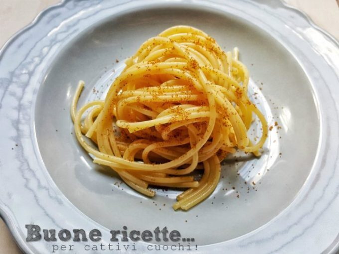 Pasta alla crema di bottarga