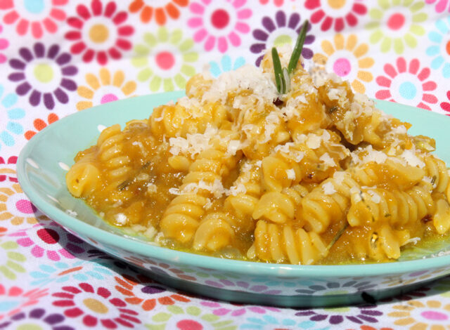 Pasta con la zucca