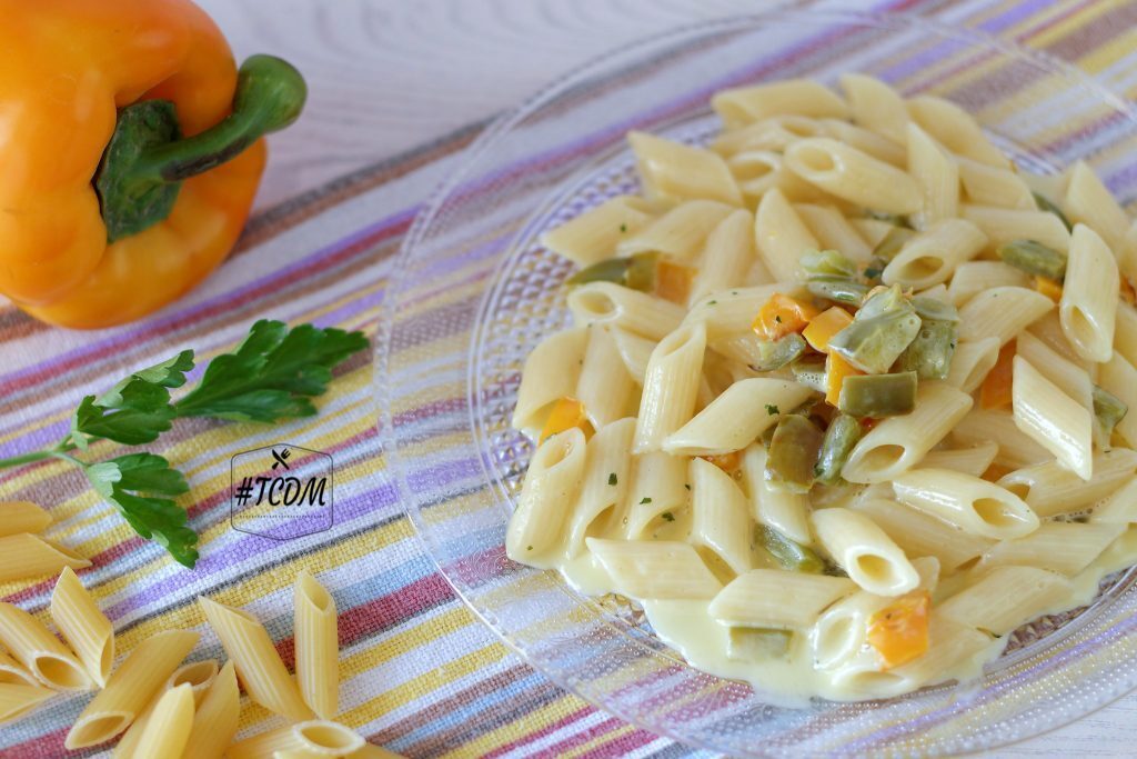 Pasta con mascarpone e peperoni