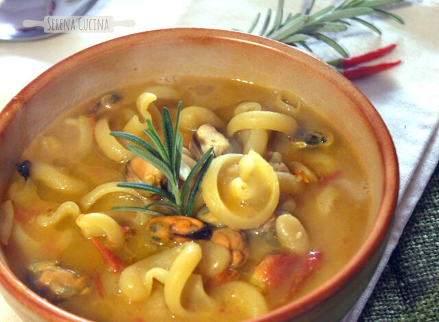 Pasta fagioli e cozze