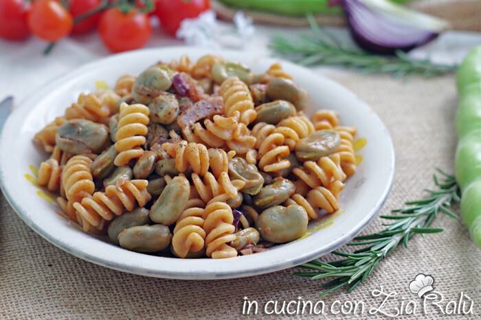 Pasta fave e rosmarino – primo piatto light