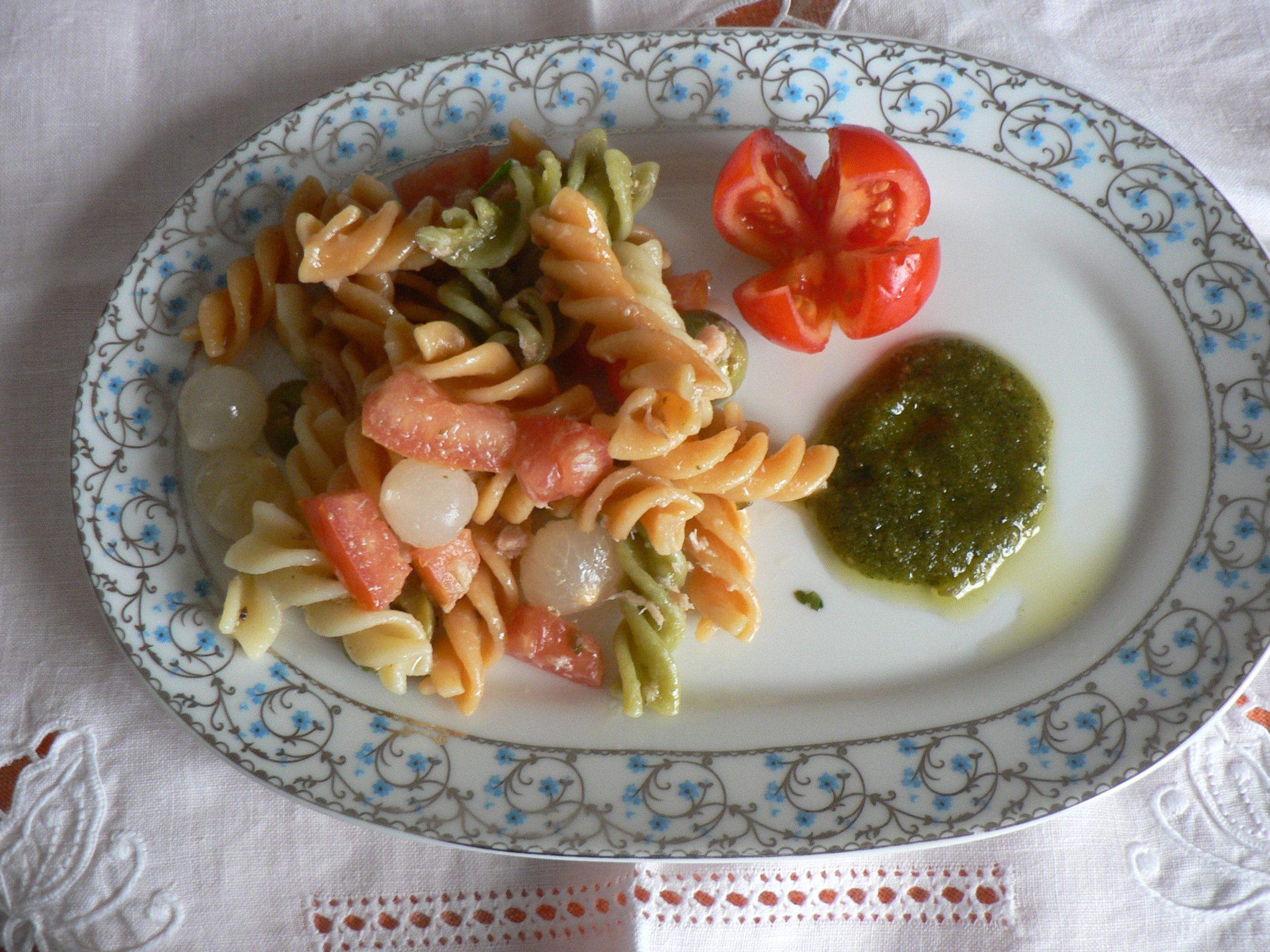 Pasta fredda-fusilli tricolore | noi due in cucina