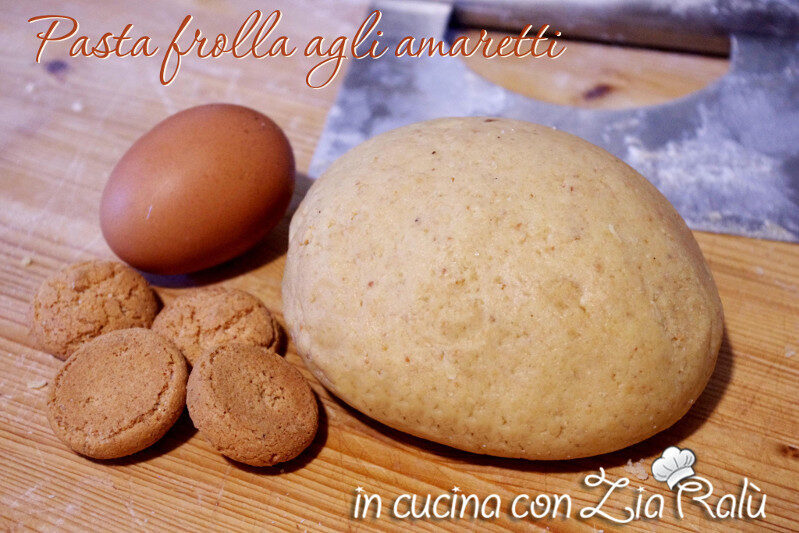 Pasta frolla agli amaretti – senza riposo