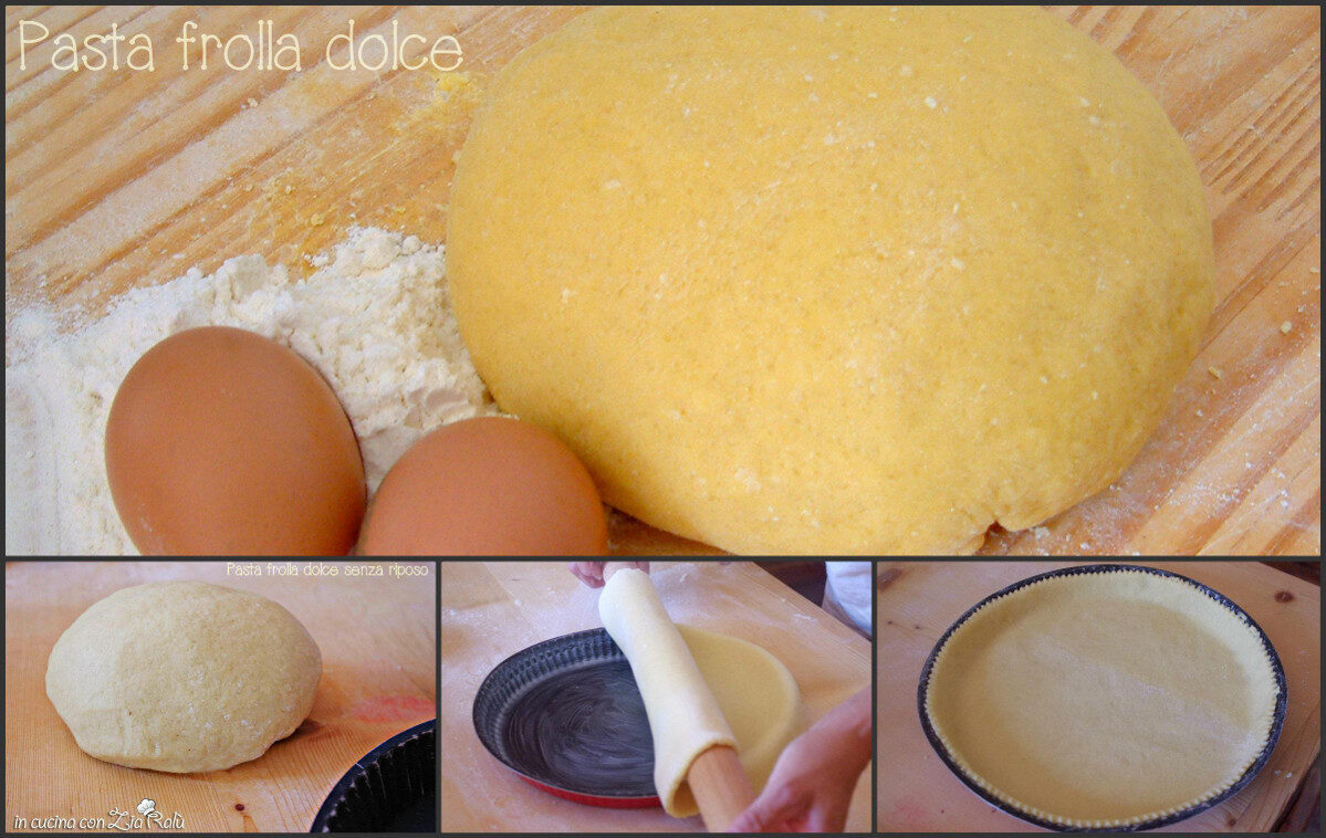 Pasta frolla dolce – senza riposo
