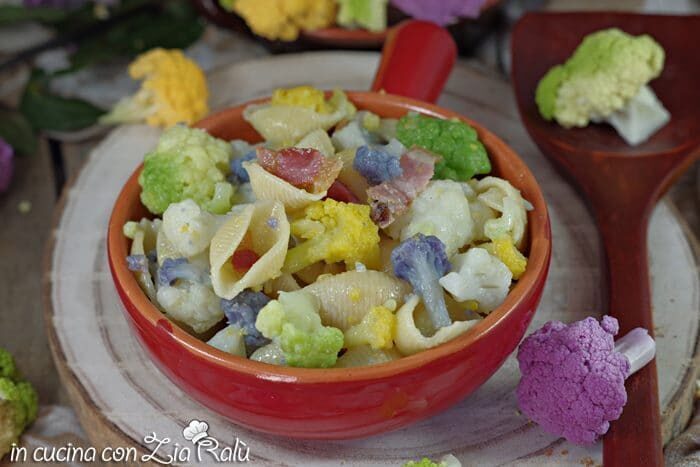 Pasta guanciale e cavolfiori