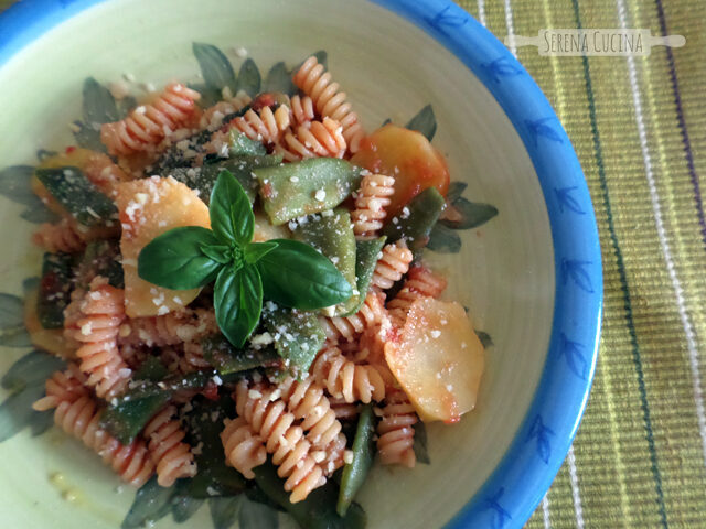 Pasta patate e fagioli