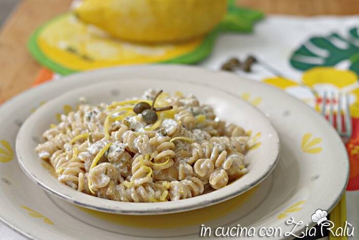 Pasta ricotta e capperi – ricetta light