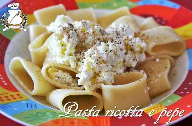 Pasta ricotta e pepe