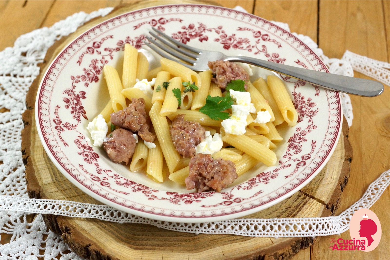 Pasta salsiccia e ricotta…
