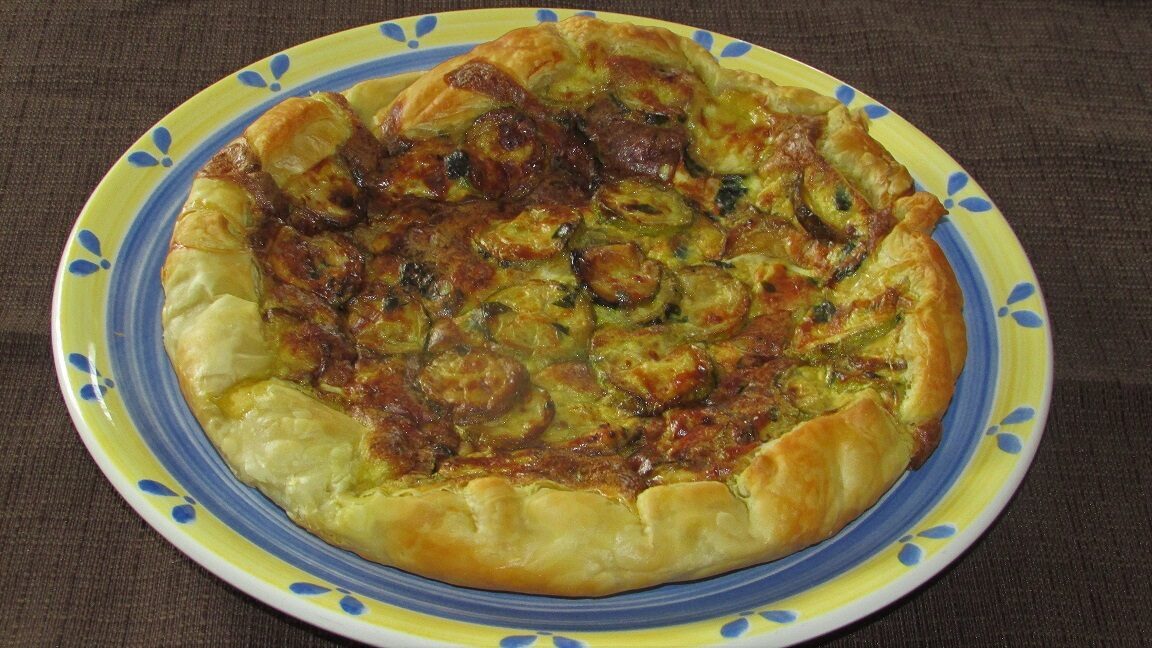 Pasta sfoglia con zucchine