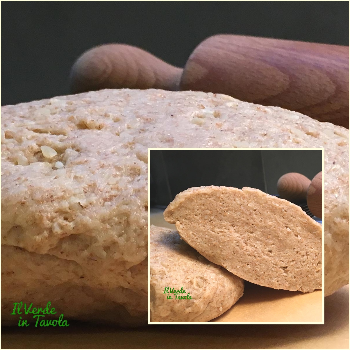 Pastafrolla salata integrale al parmigiano