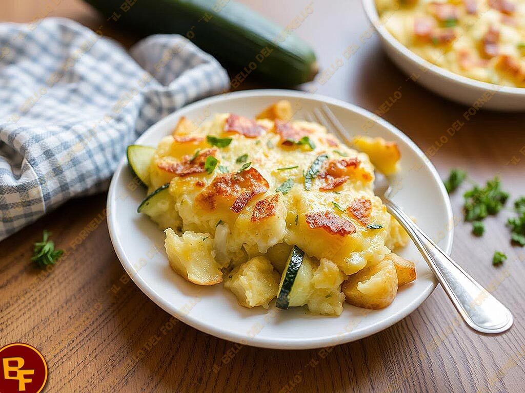 Pasticcio di patate e zucchine