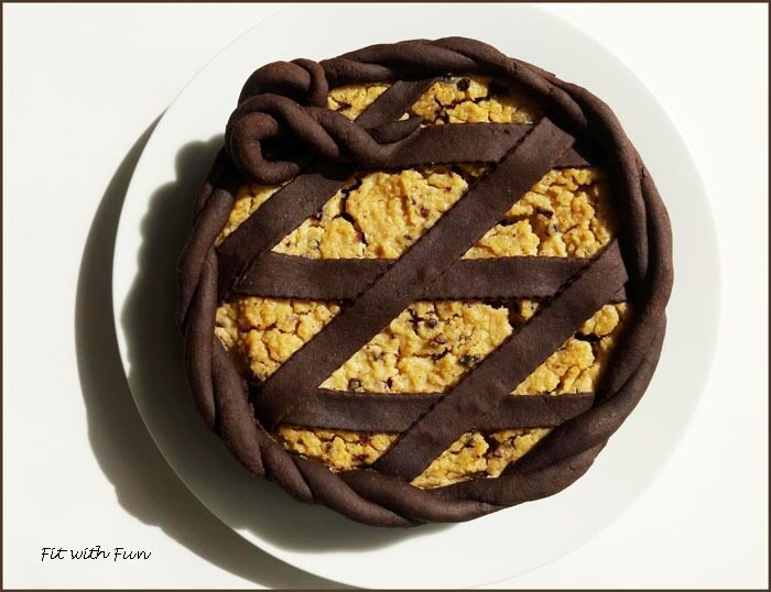 Pastiera light al cacao senza zucchero e senza burro