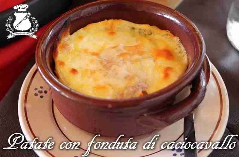Patate con fonduta di Caciocavallo Podolico