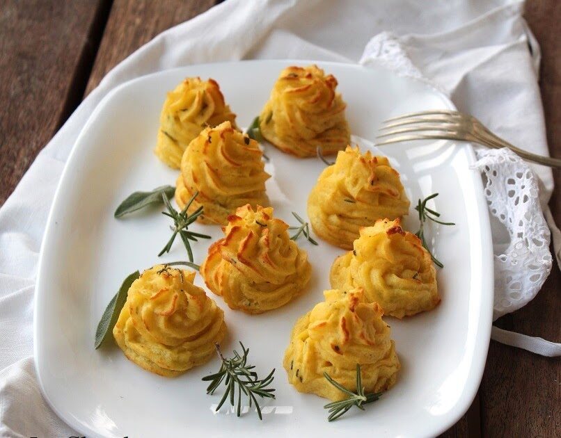 Patate duchessa alle erbe