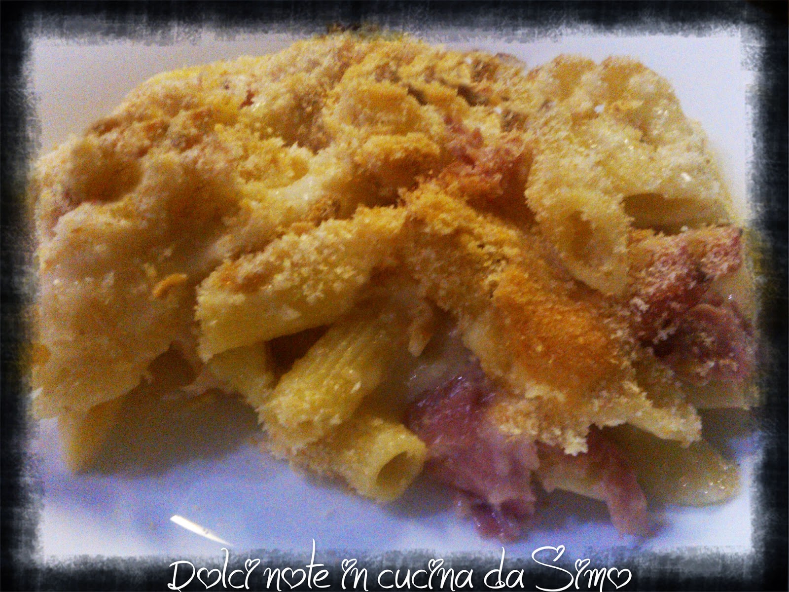 Pennette golose al gratin