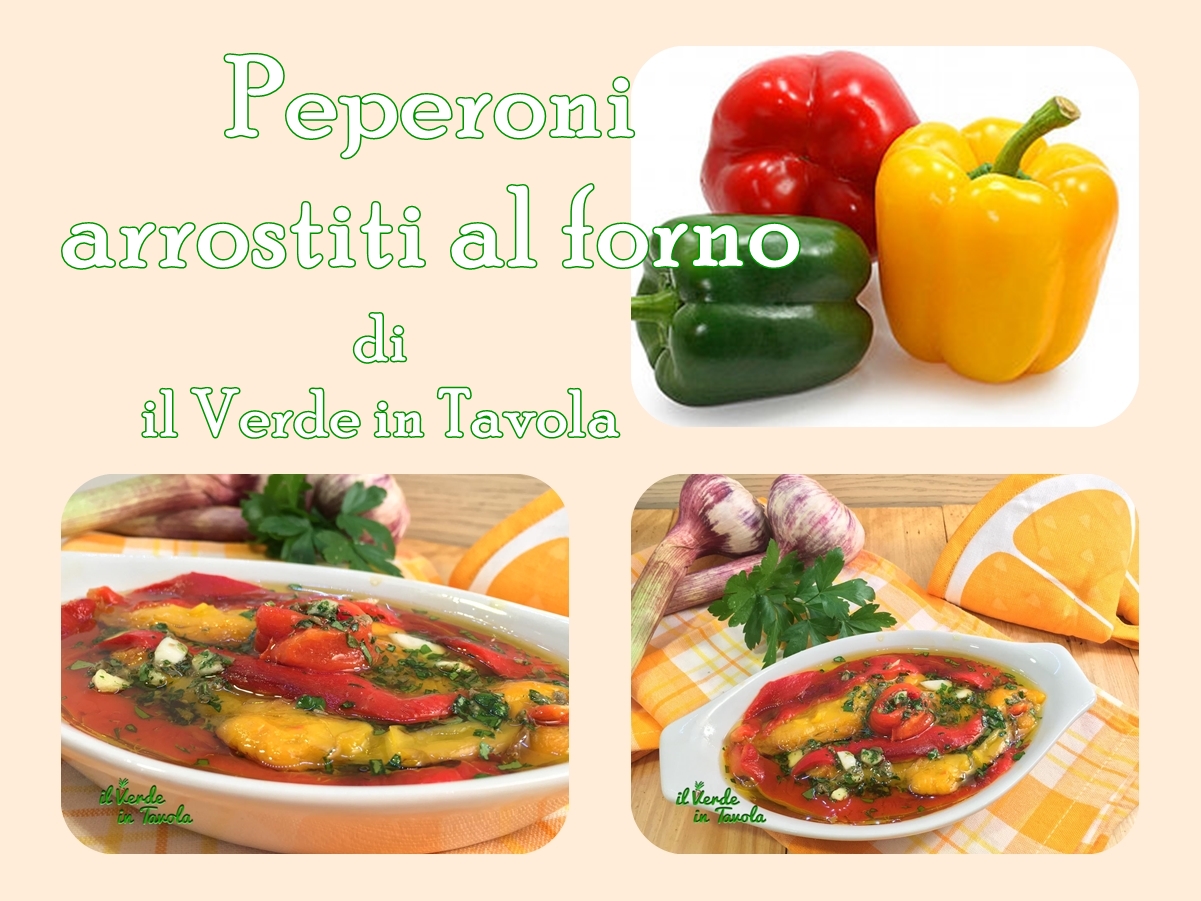 Peperoni arrostiti al forno – videoricetta