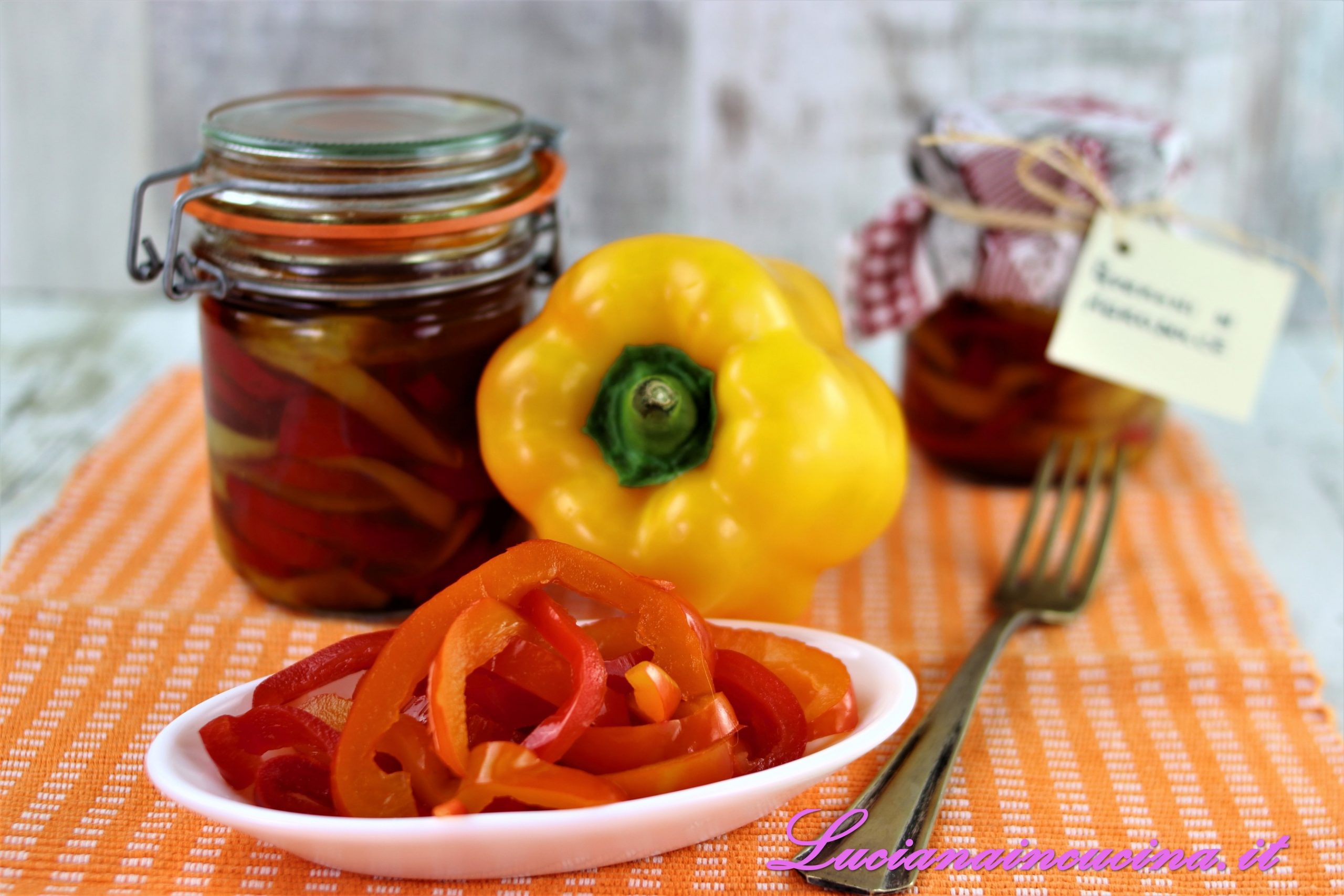 Peperoni in agrodolce