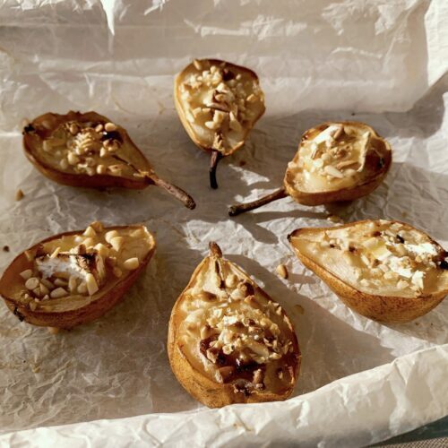 Pere al camembert: delizie al forno: pere al camembert