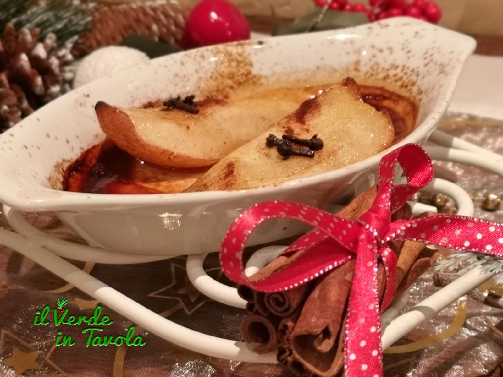 Pere alle spezie cotte al forno la ricetta