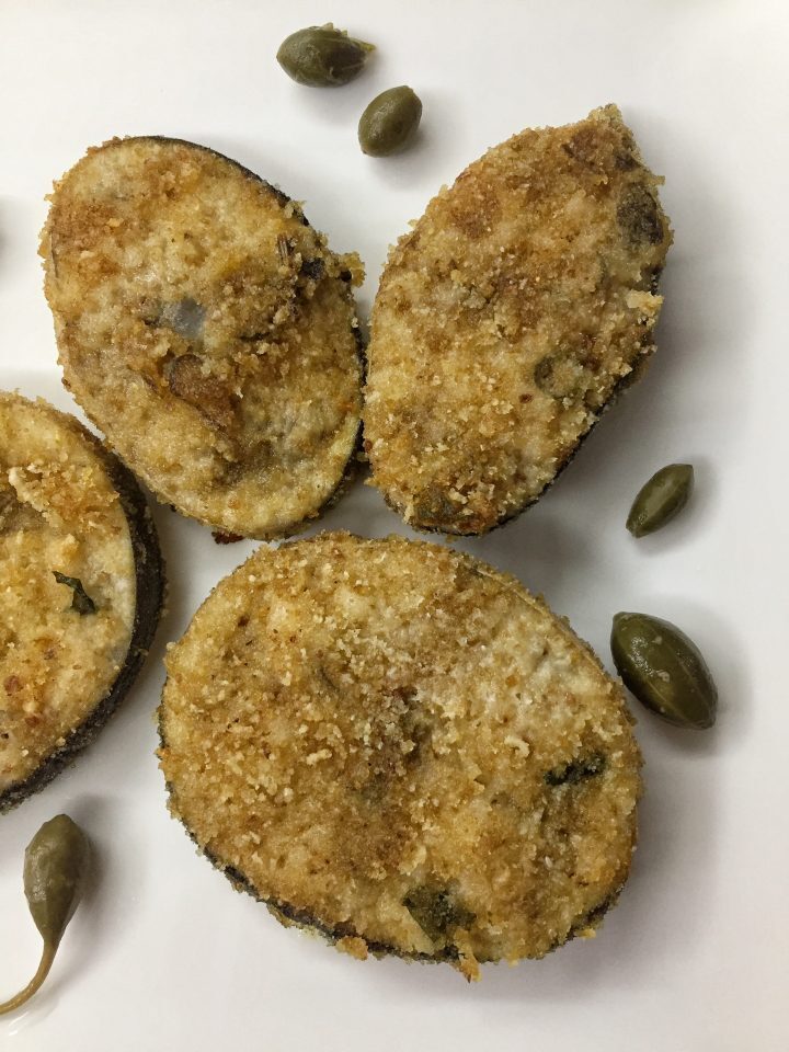 Pesce spada panato al forno