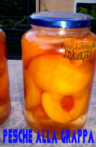 Pesche alla grappa