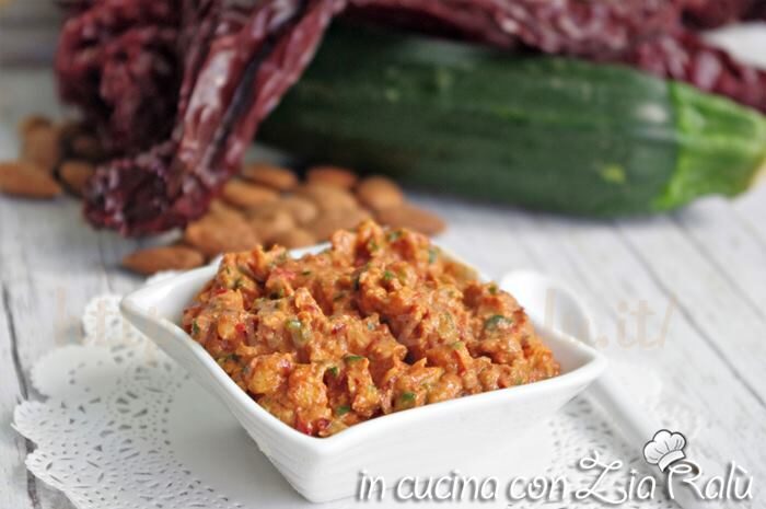 Pesto zucchine e peperoni di senise