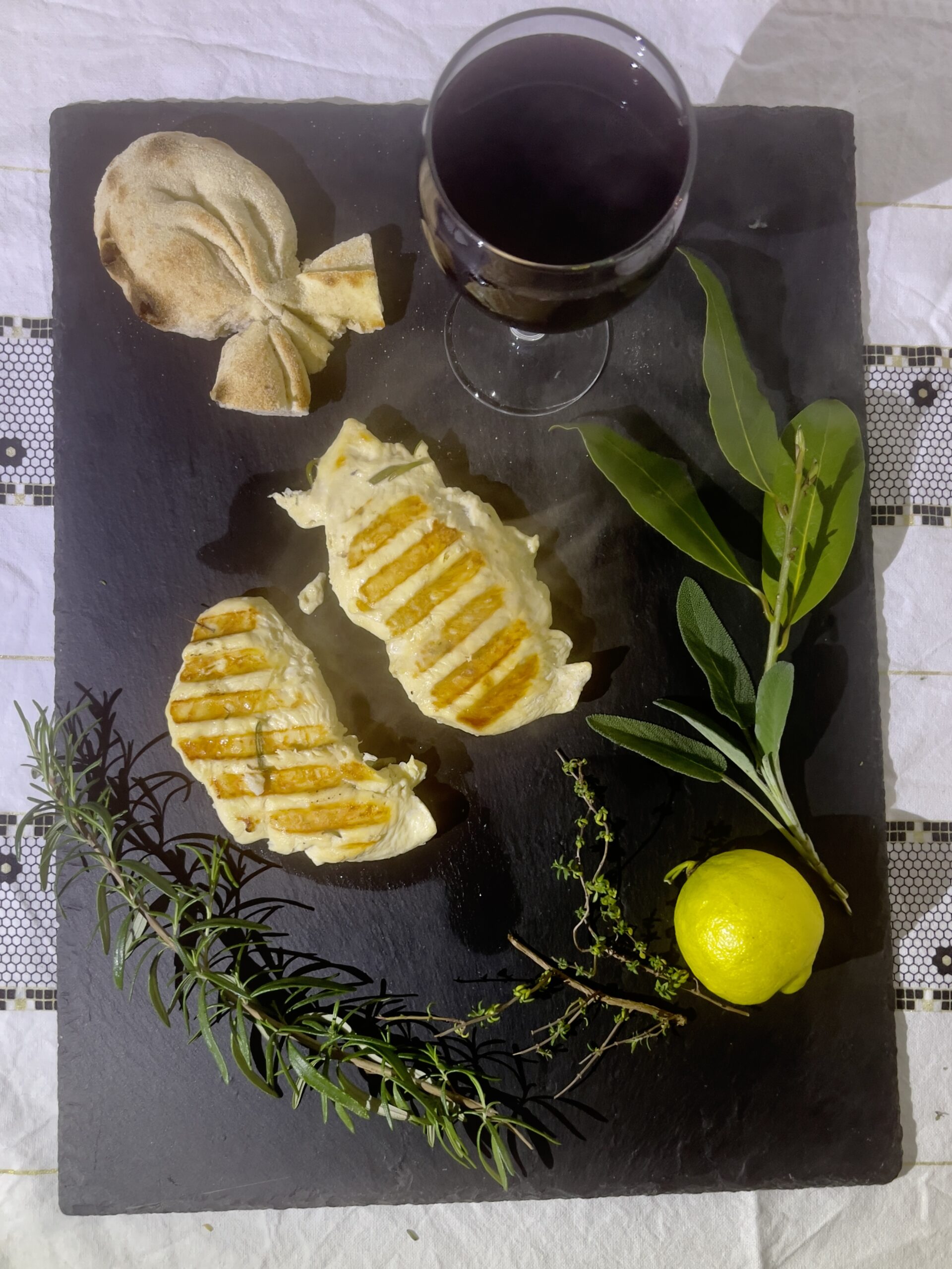 Petto di pollo alla griglia marinato