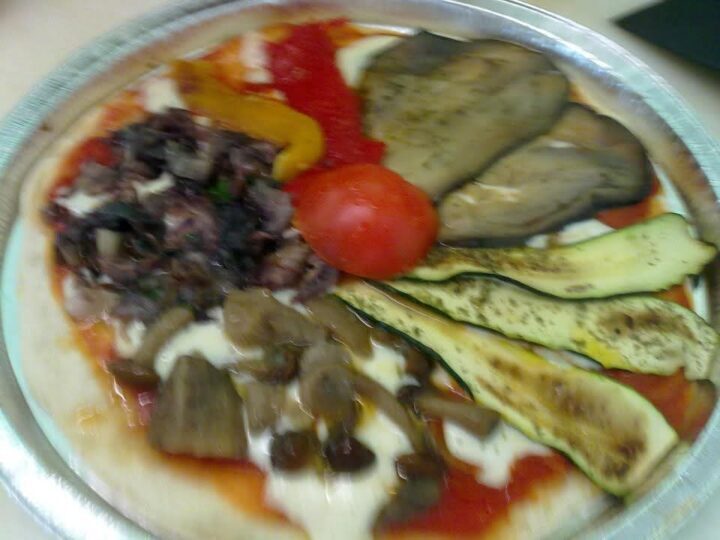 Piadipizza vegetariana