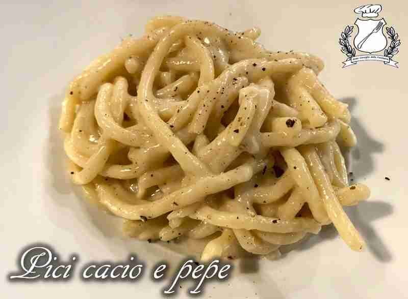 Pici cacio e pepe