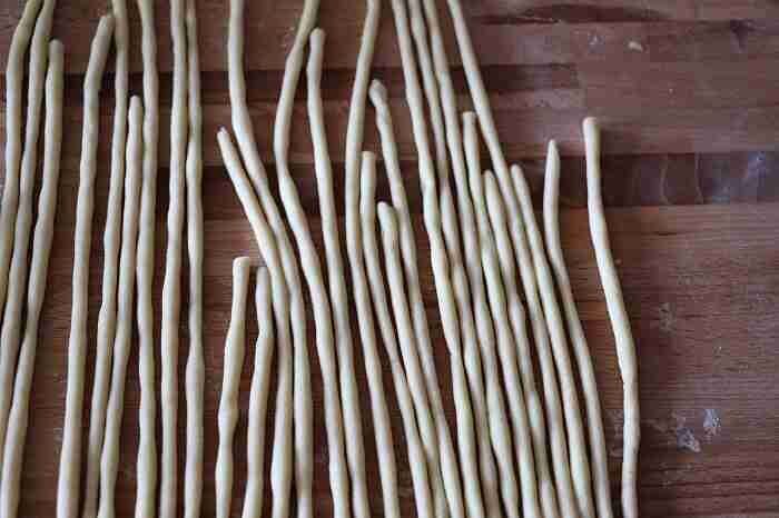 Pici con porcini e tartufo