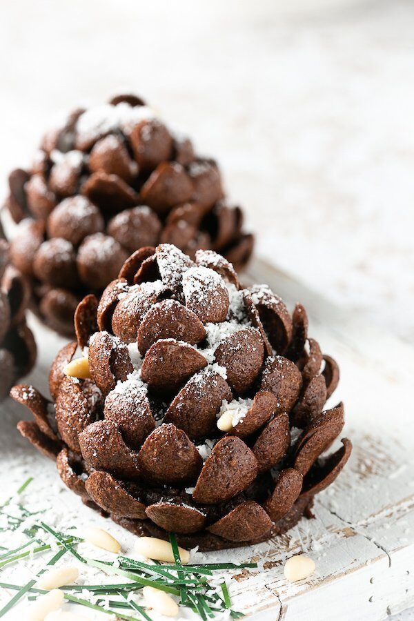 Pigne di cioccolata: la ricetta senza cottura e velocissima!