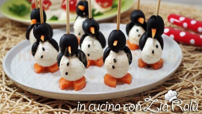 Pinguini olive carote e mozzarelline –  antipasto carino