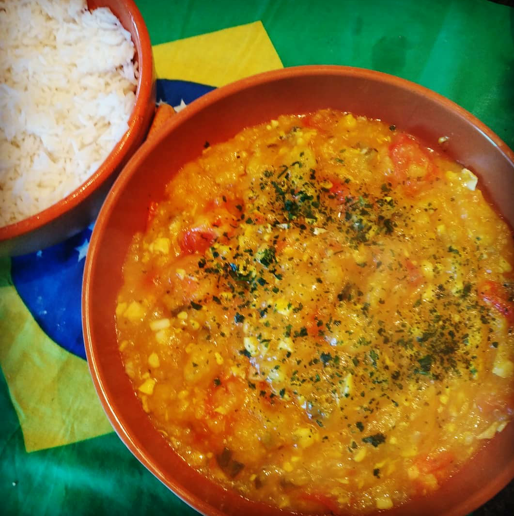 Pirao de peixe (crema di tapioca con pesce)