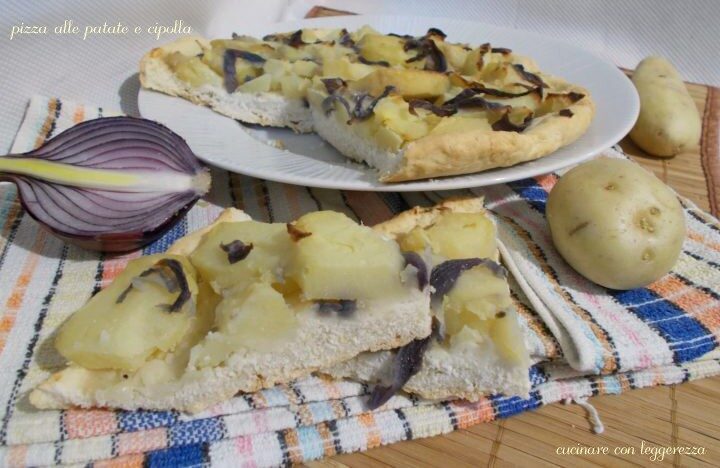 Pizza alle patate e cipolla