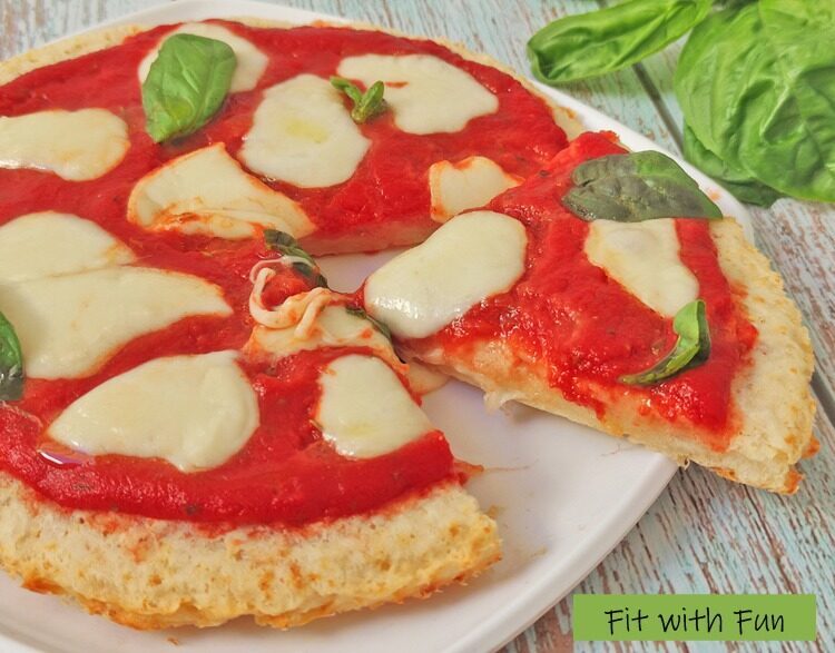 Pizza allo Yogurt Greco cotta in Forno
