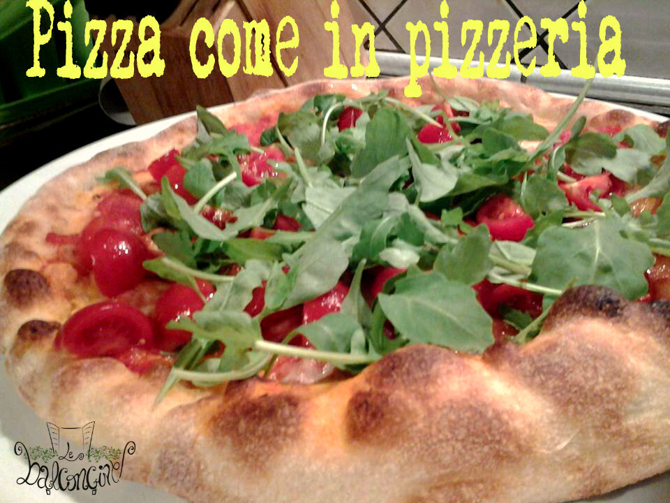 Pizza come in pizzeria