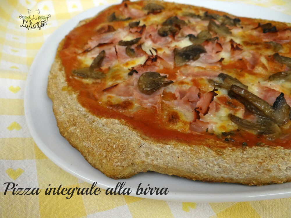 Pizza integrale alla birra