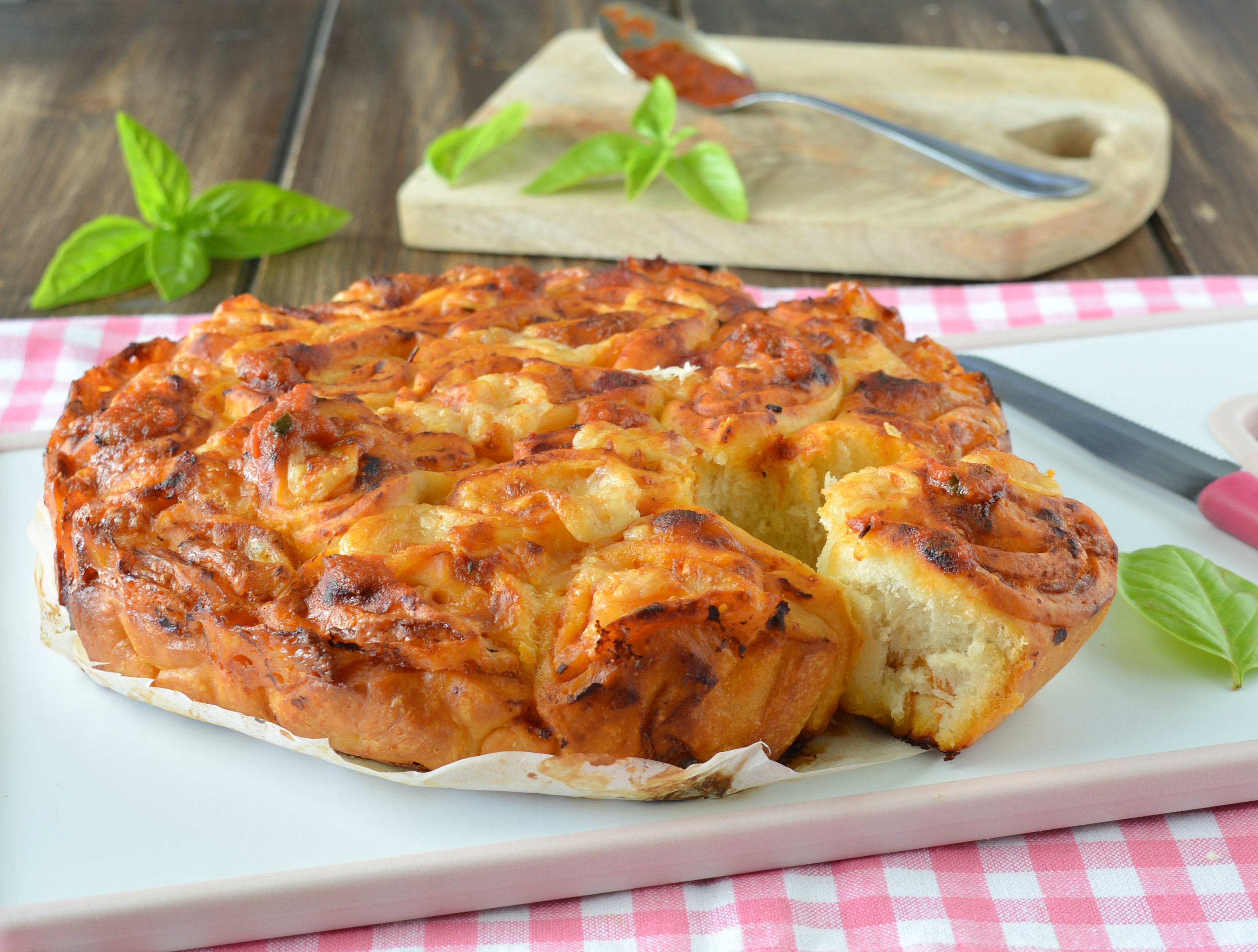 Pizza torta di rose