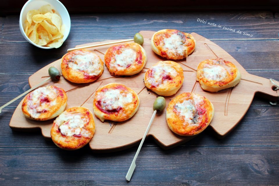 Pizzette soffici di pan brioche