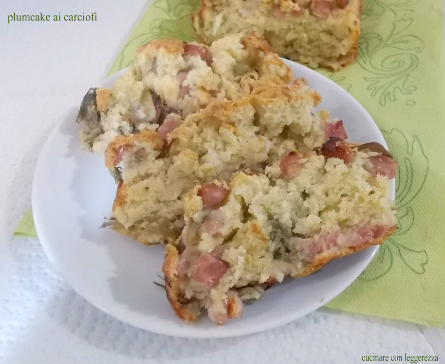 Plumcake ai carciofi