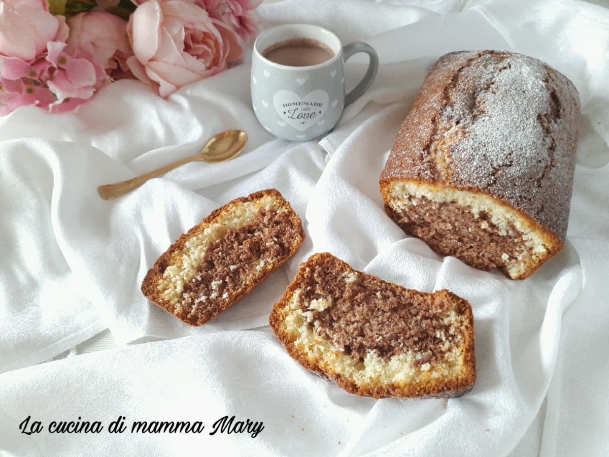 Plumcake bicolore